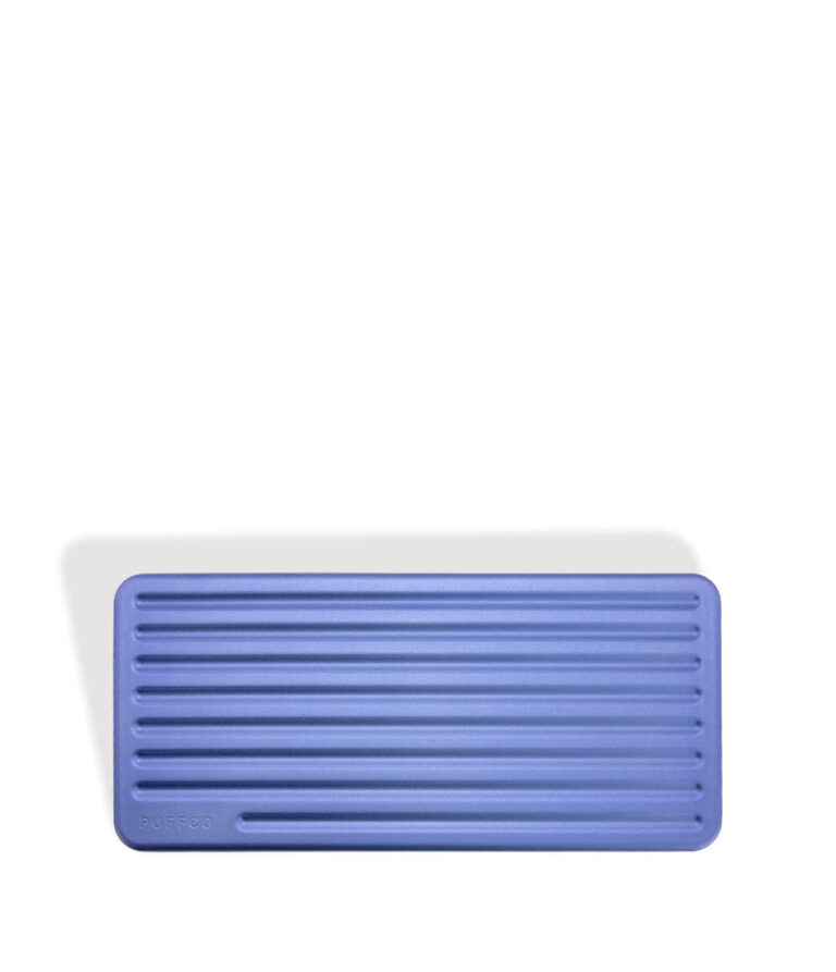 Sapphire Puffco Pivot Travel Case above view on white background