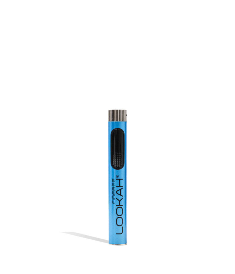 Blue Lookah Firebee 510 Thread Battery Front View on White Background