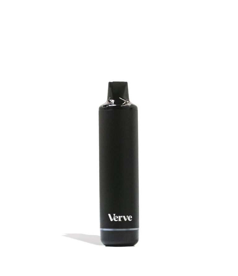 Black Yocan Verve 510 Thread Battery Front View on White Background