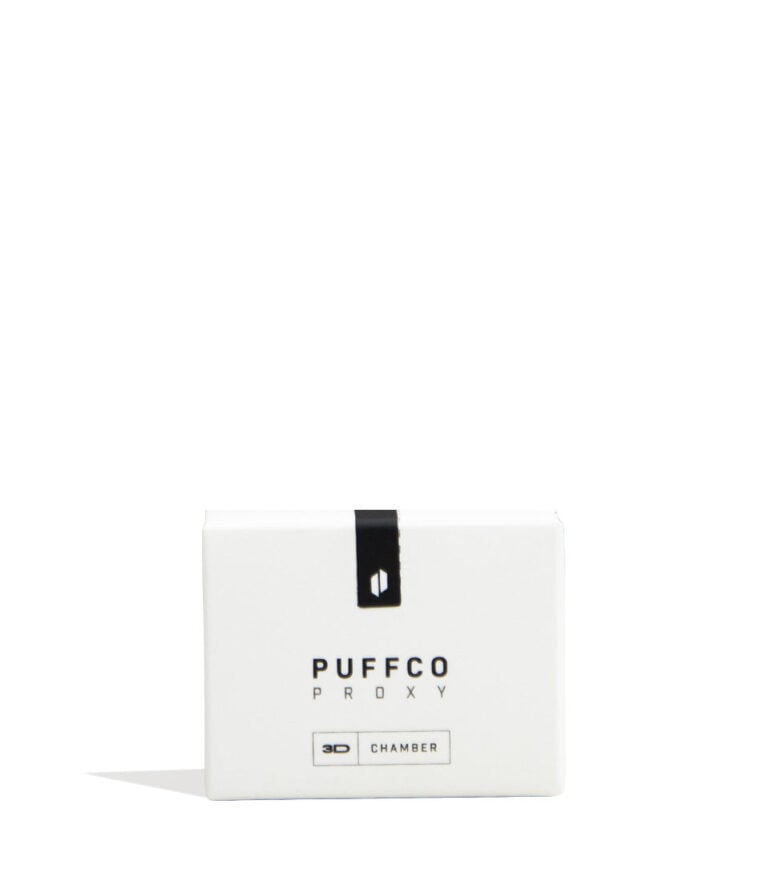 Puffco New Proxy 3D Heating Chamber Packaging Front View on White Background