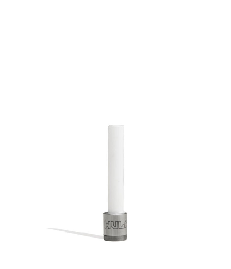 Wulf Mods Timber Stack Water Filtered Nectar Collector Ceramic Tip Front View on White Background