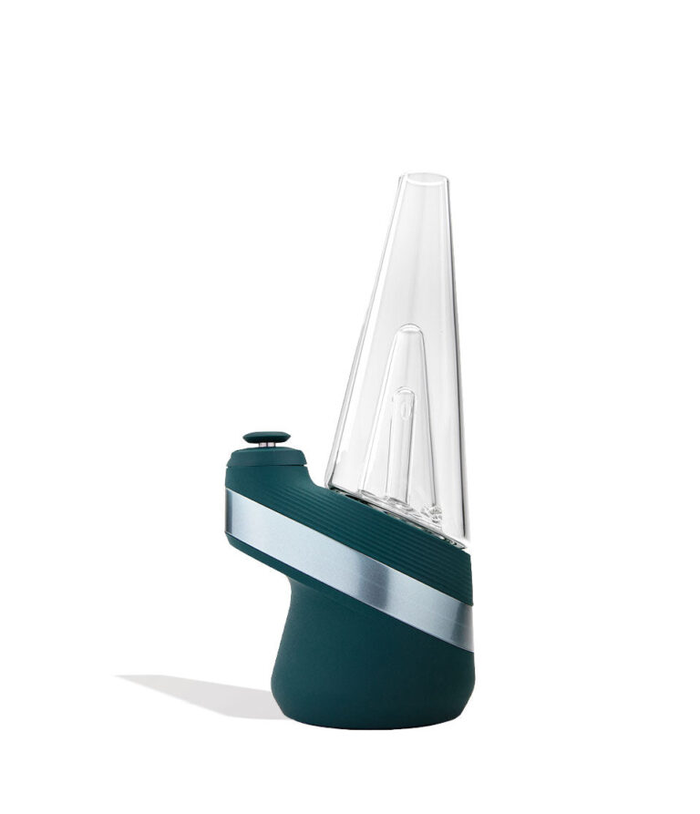 Puffco Peak Smart E-Rig Limited Edition Pine Side View on White Background