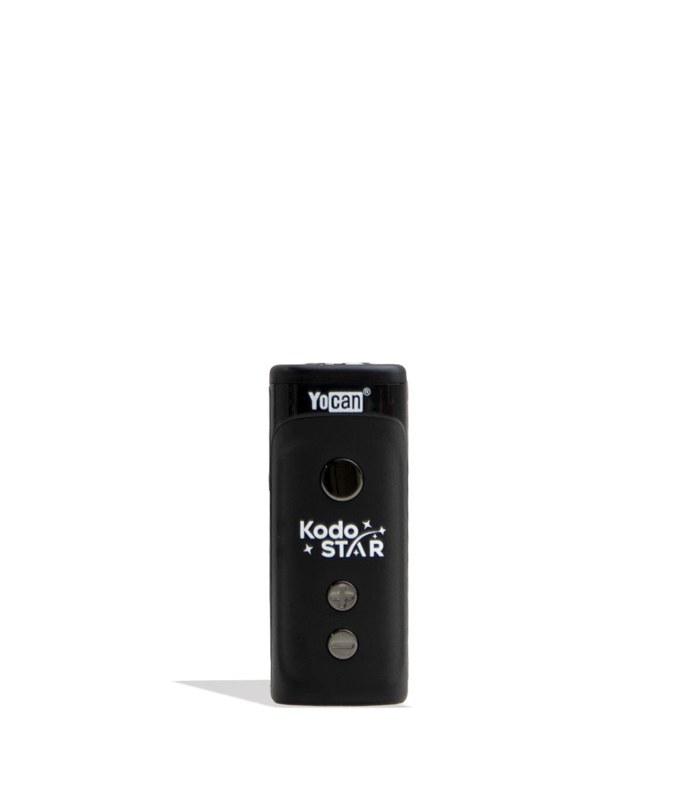Black Yocan Kodo Star Variable Voltage Battery 15pk Front View on White Background