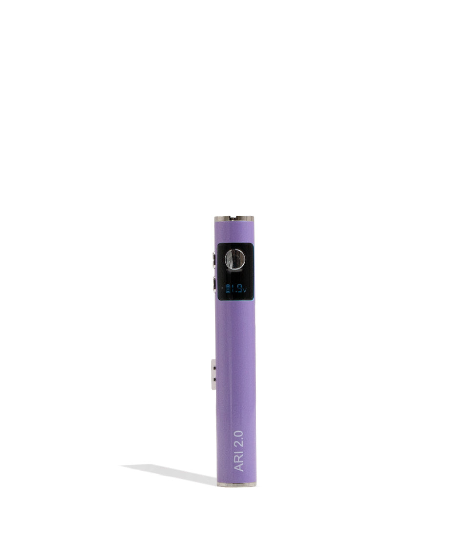 Purple Yocan Ari 2.0 Variable Voltage Battery 15pk Front View on White Background