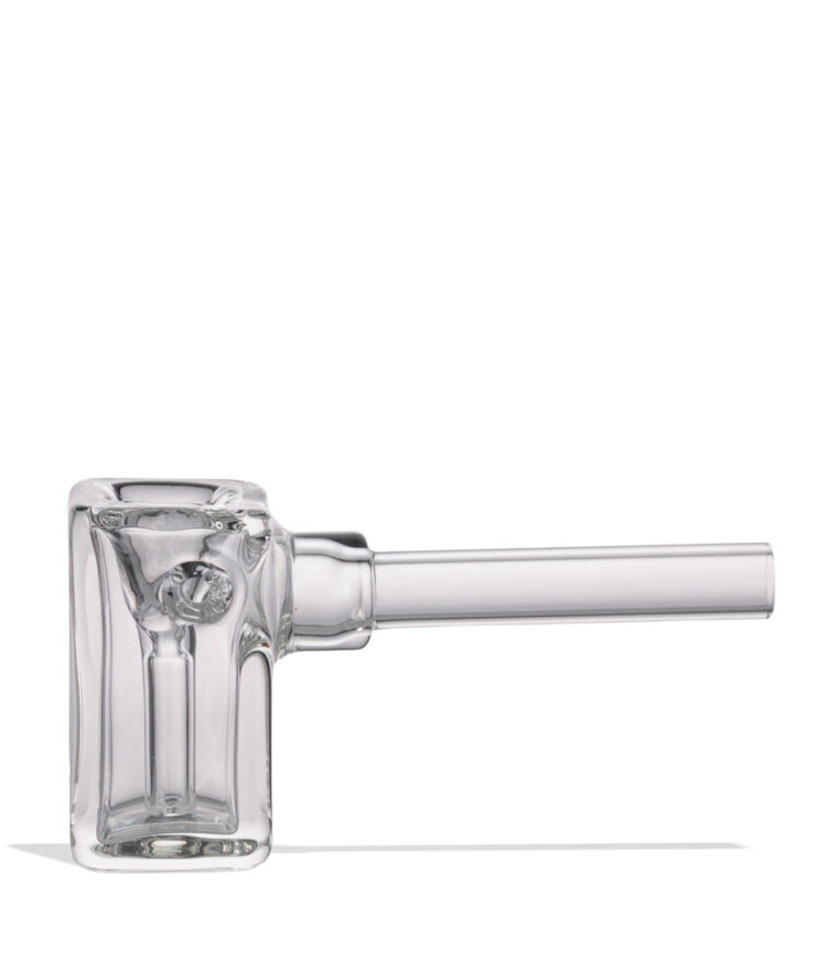 Clear Wulf DRFT bubbler right view on a white background