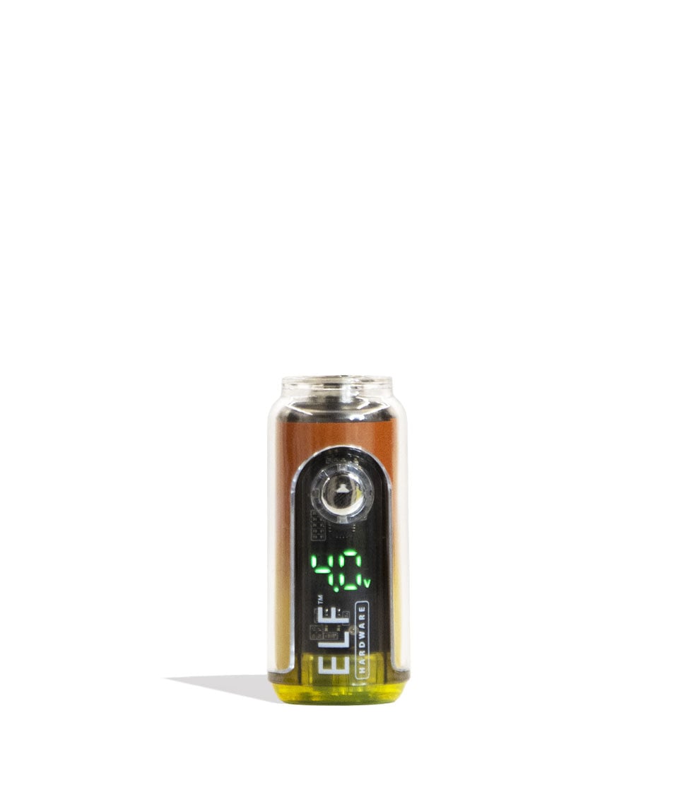 Orange-Yellow Elf Hardware Canndy Variable Voltage Battery 15pk Front View on White Background