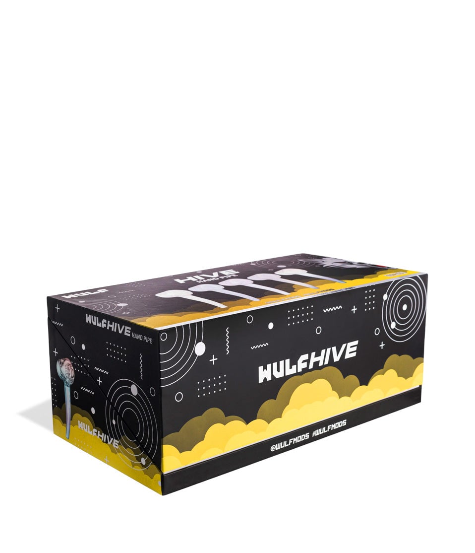 Wulf Mods Hive Hand Pipe 15pk Closed Angle View on White Background