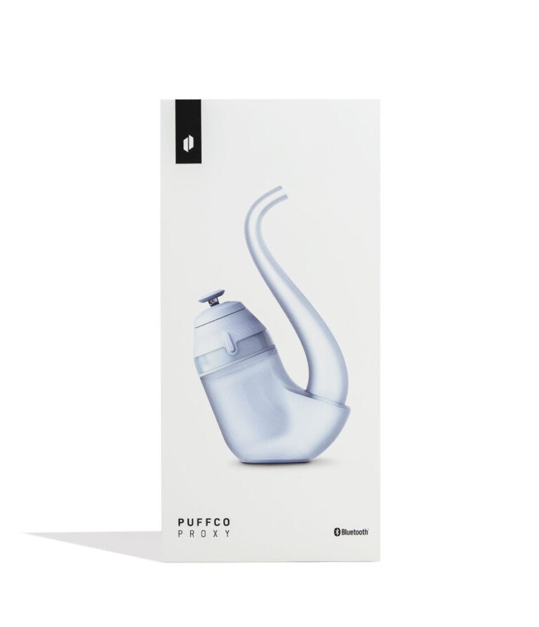 Haze Puffco New Proxy Portable Concentrate Vaporizer Packaging Front View on White Background