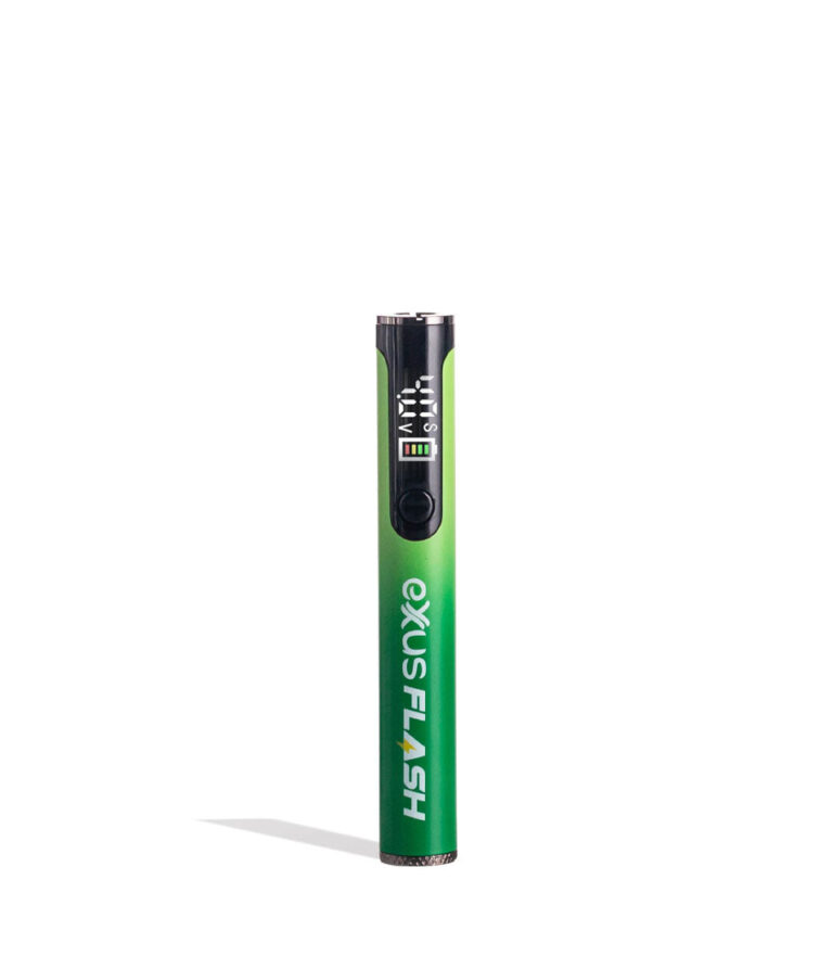 Envy Exxus Vape Flash Flashlight and 510 Variable Voltage Battery 12pk Front View on White Background