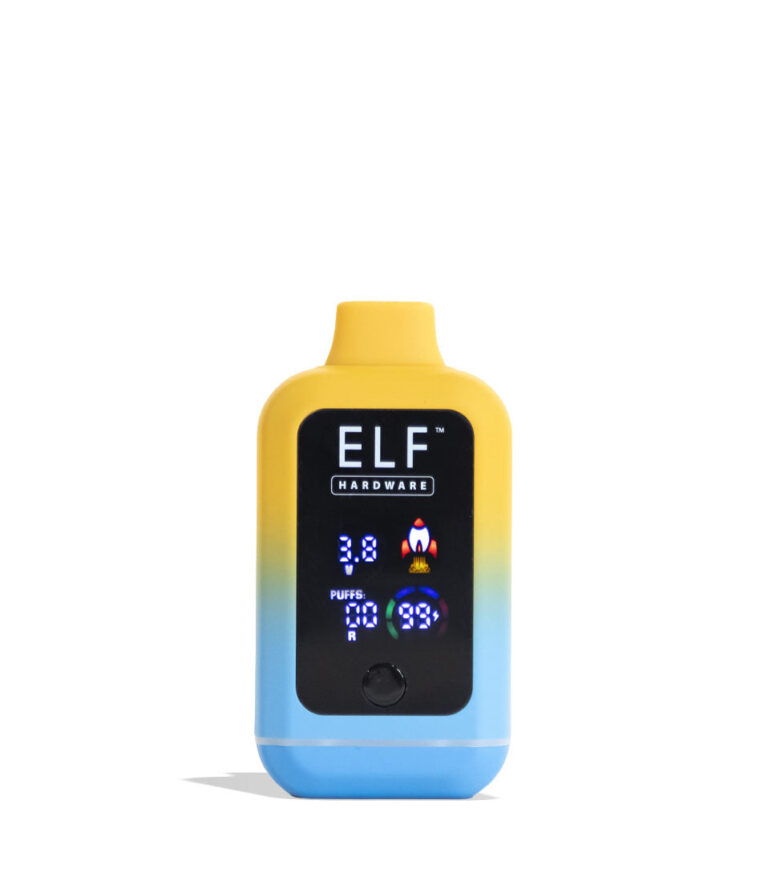 Orange Elf Hardware CannDual Extreme Variable Voltage Battery 10pk Front View on White Background