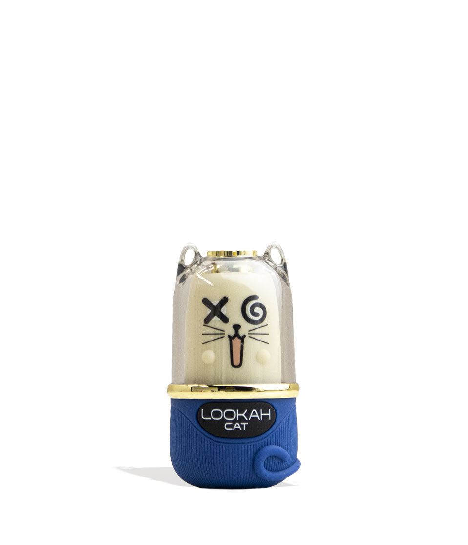 Blue Lookah Cat 510 Variable Voltage Battery Front View on White Background