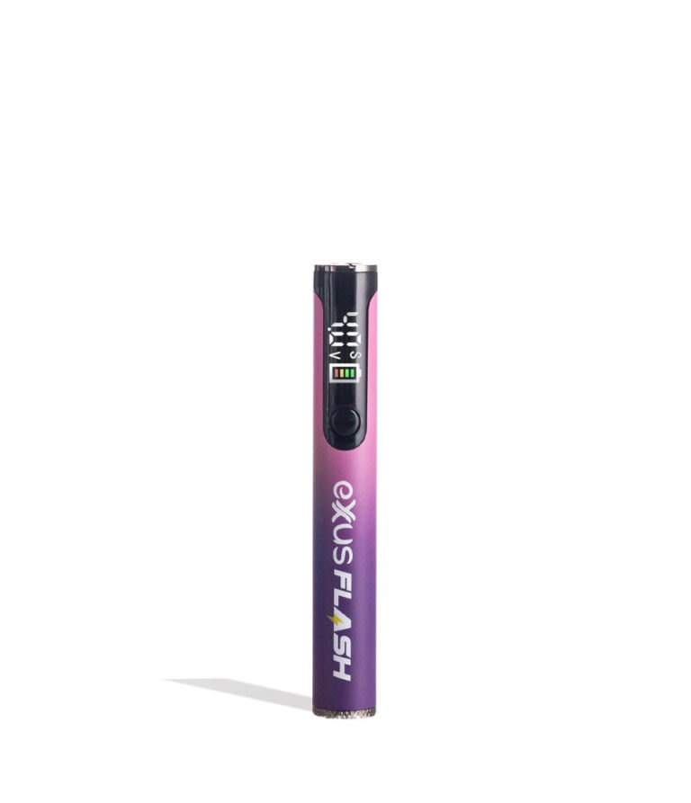Galaxy Exxus Vape Flash Flashlight and 510 Variable Voltage Battery 12pk Front View on White Background