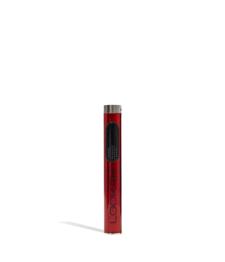Red Lookah Firebee 510 Thread Battery Front View on White Background