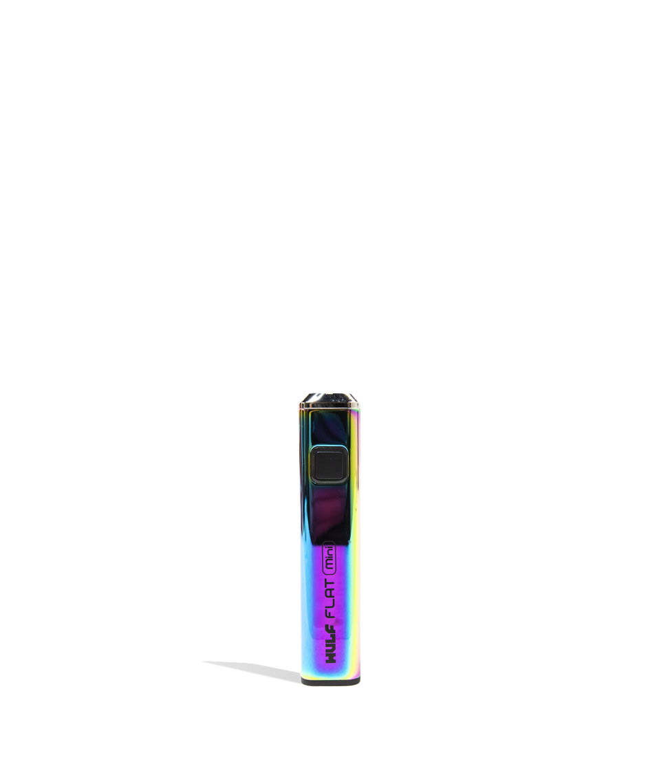 Full Color Wulf Mods Flat Mini 510 Thread Battery 9pk Front View on White Background