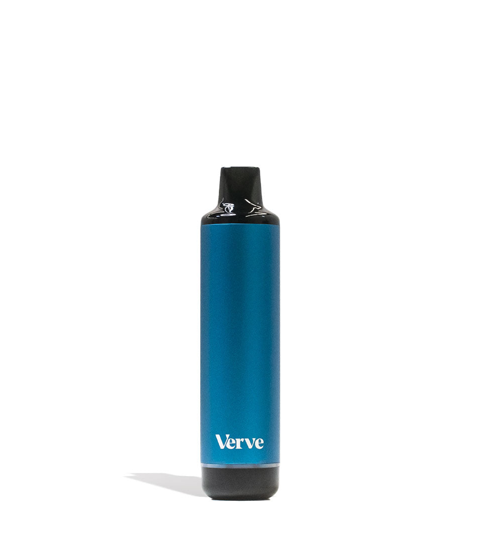 Blue Yocan Verve 510 Thread Battery Front View on White Background