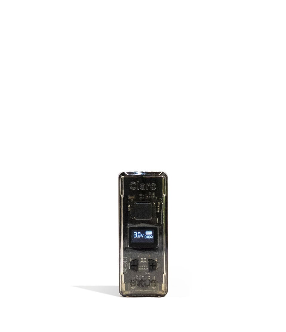 Black Exxus Vape Claro 510 Thread Battery 12pk Front View on White Background