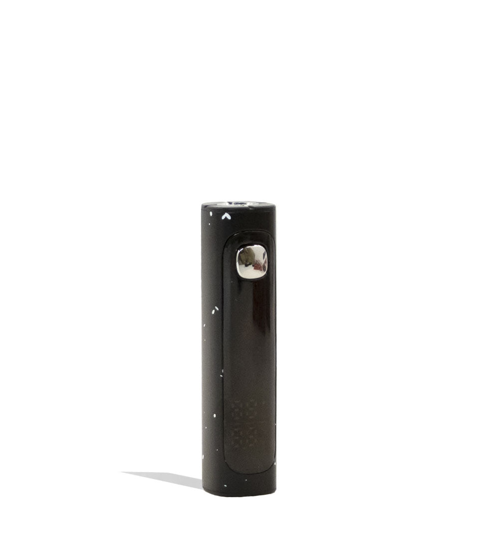 Black White Spatter Wulf Mods Pro Digit Variable Voltage Battery 15pk Side View on White Background
