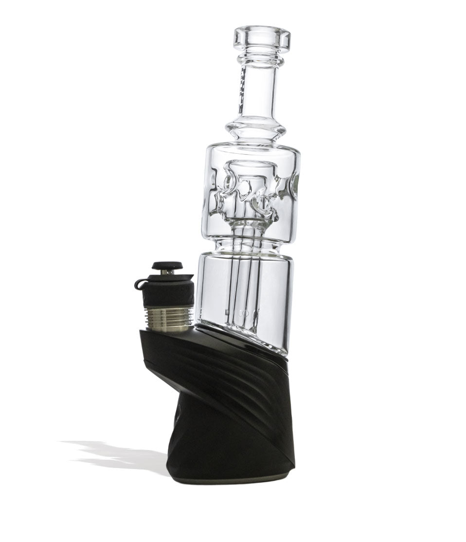 Clear Wulf Mods Fuse Puffco Peak Top With Peak on a white background