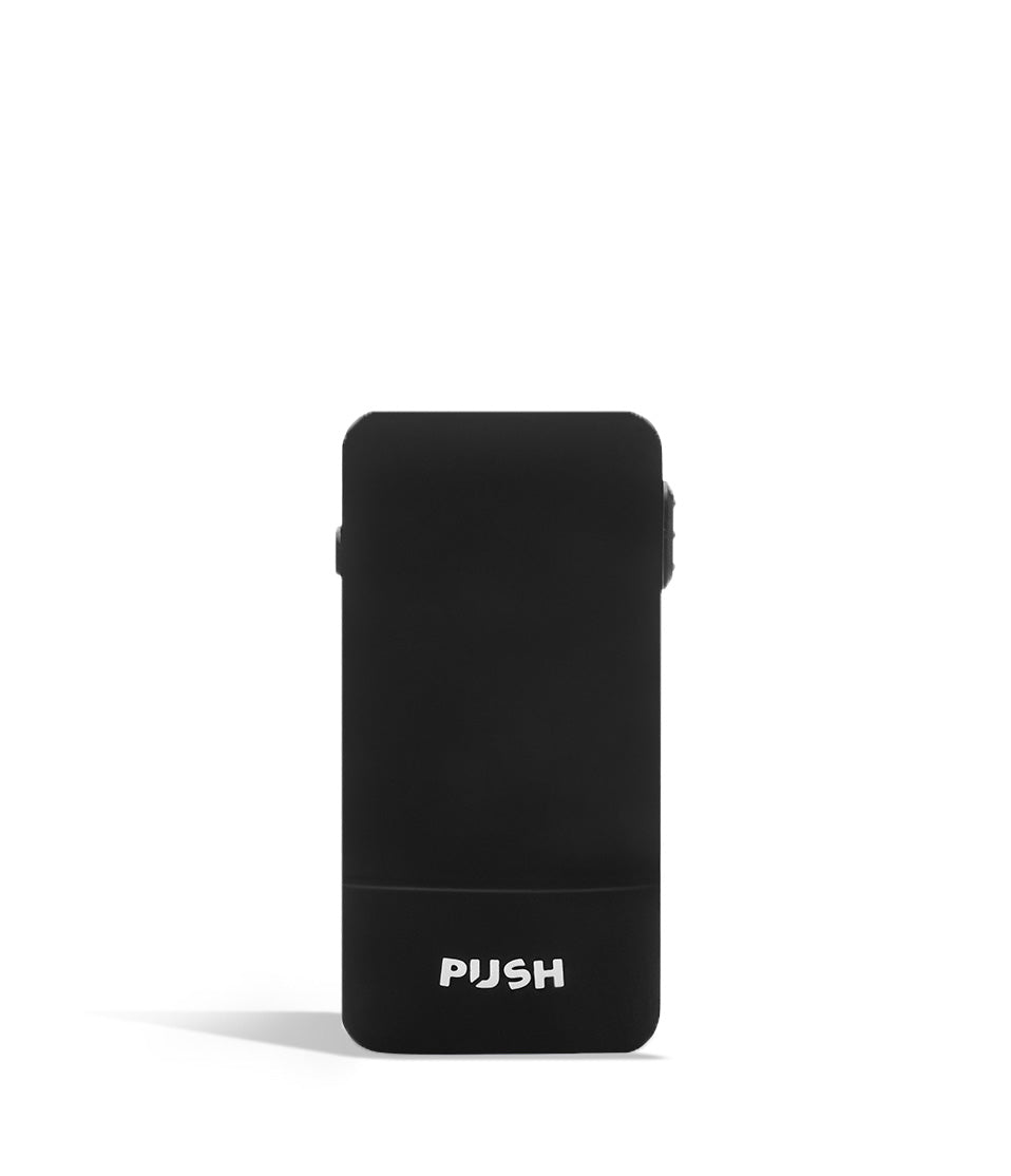 Black front Exxus Vape Push 510 Thread Battery on white background
