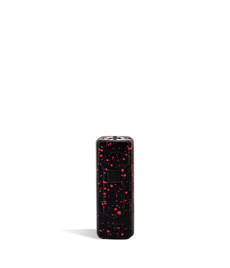 Black Red Spatter Wulf Mods Kodo 510 Thread Battery 9pk on white background