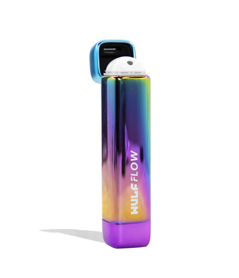 Full Color Wulf Mods Flow Auto Flow 510 Voltage Battery 10pk Open View on White Background