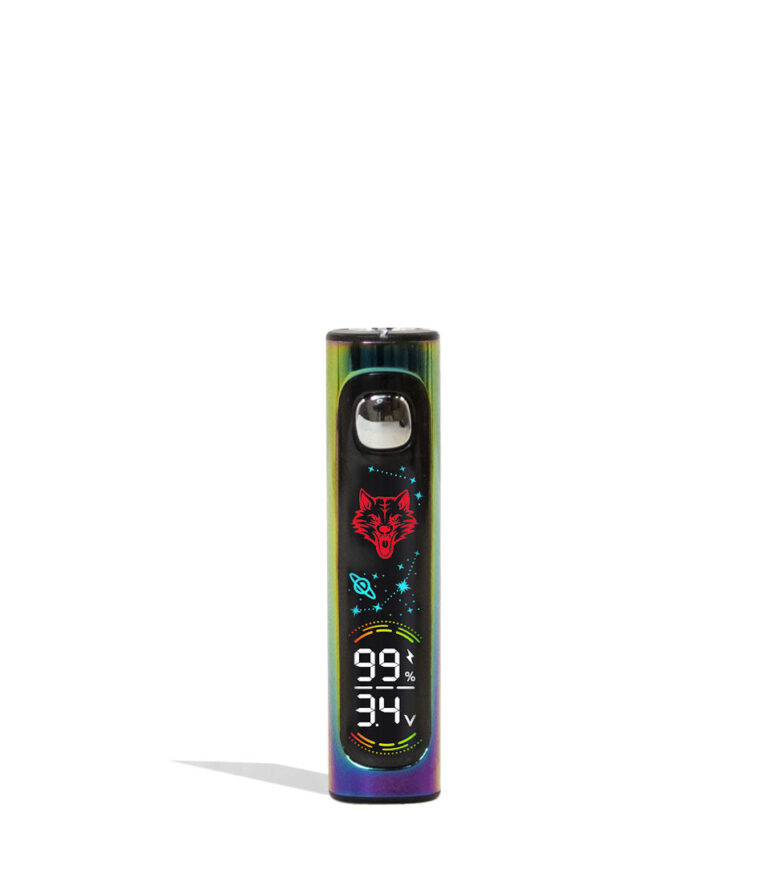 Full Color Wulf Mods Pro Digit Variable Voltage Battery 15pk Front View on White Background