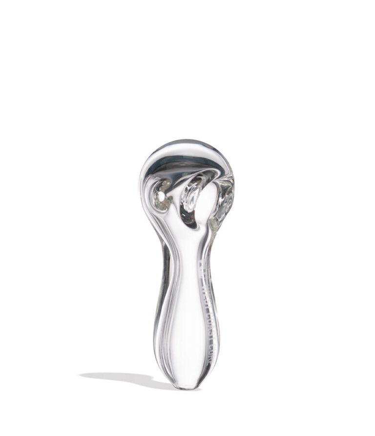 Clear West Coast Cure Globe Hand Pipe 15pk Angle View on White Background