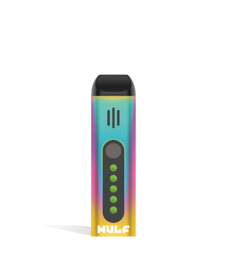 Full Color Wulf Mods Flora Portable Dry Herb Vaporizer front view on white background