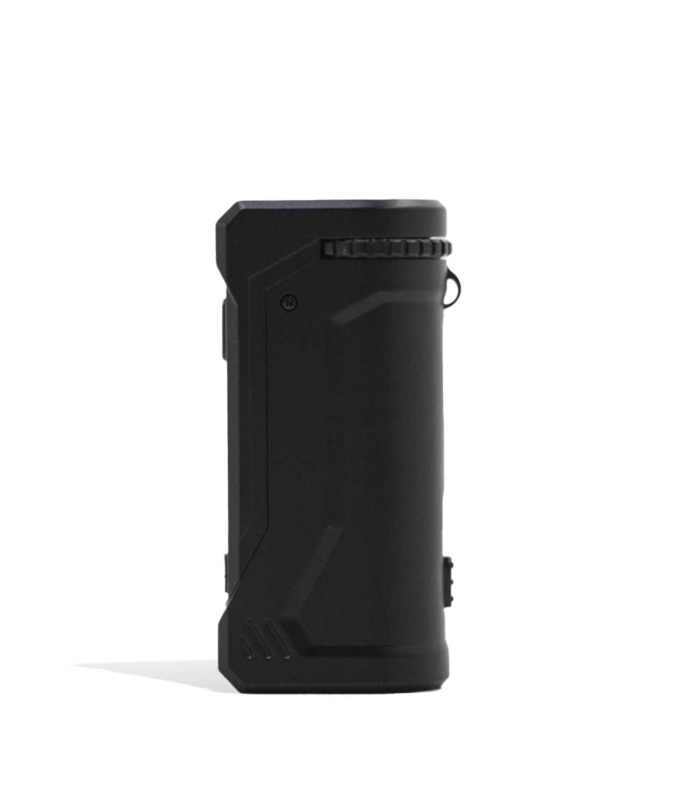 Black left side view Yocan UNI PRO 2 Adjustable 510 Thread Battery on white studio background