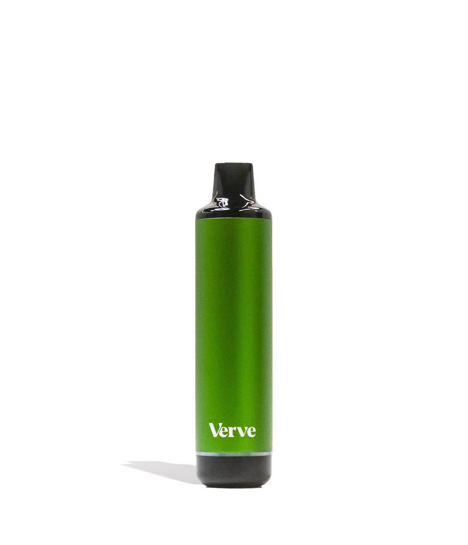 Green Yocan Verve 510 Thread Battery Front View on White Background