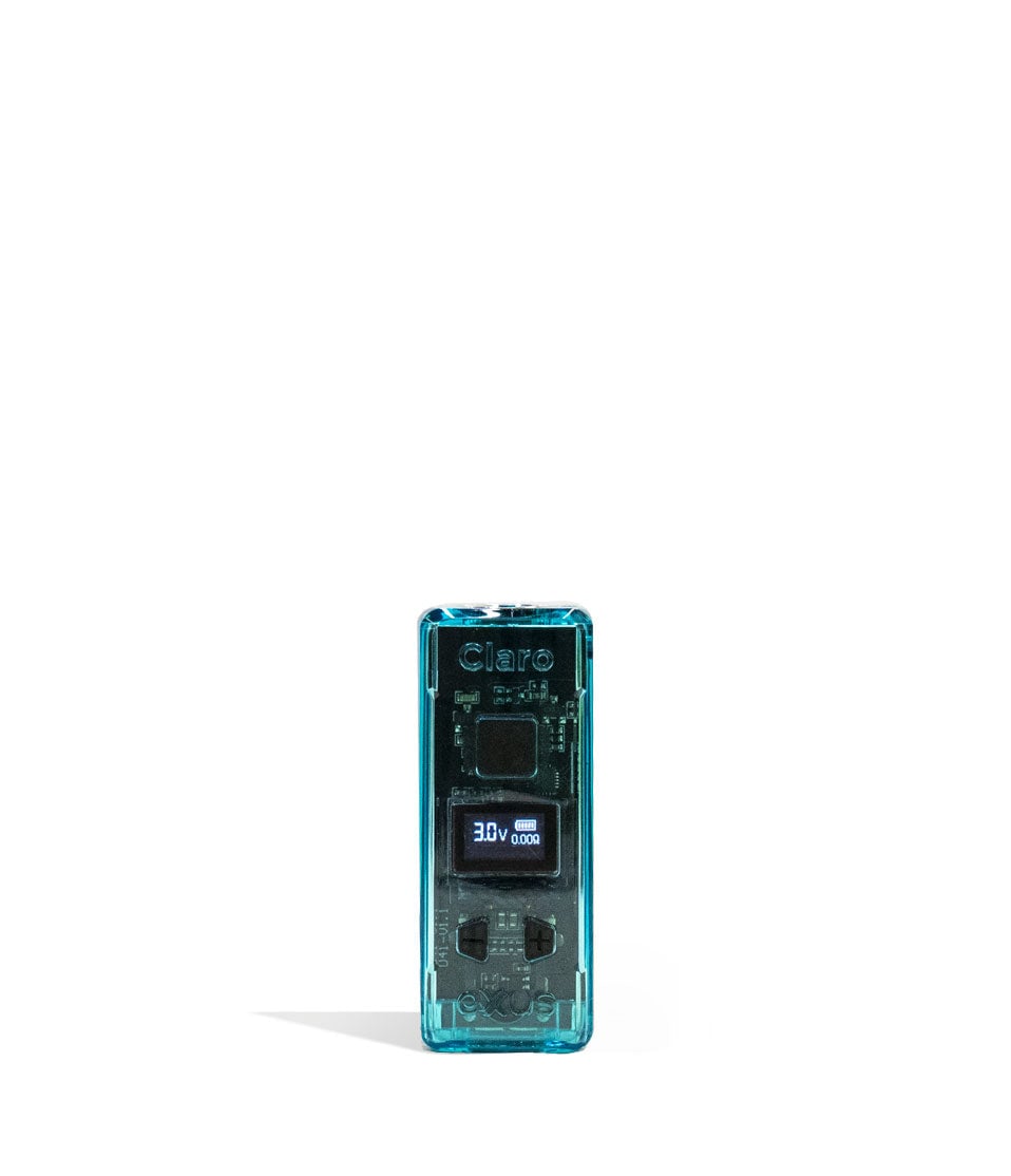 Blue Exxus Vape Claro 510 Thread Battery 12pk Front View on White Background