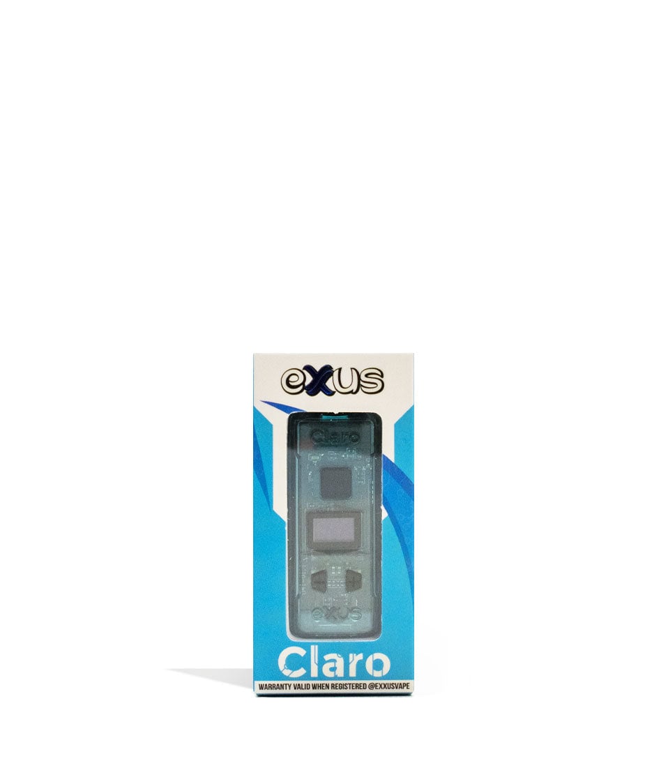 Blue Exxus Vape Claro 510 Thread Battery 12pk Packaging Front View on White Background