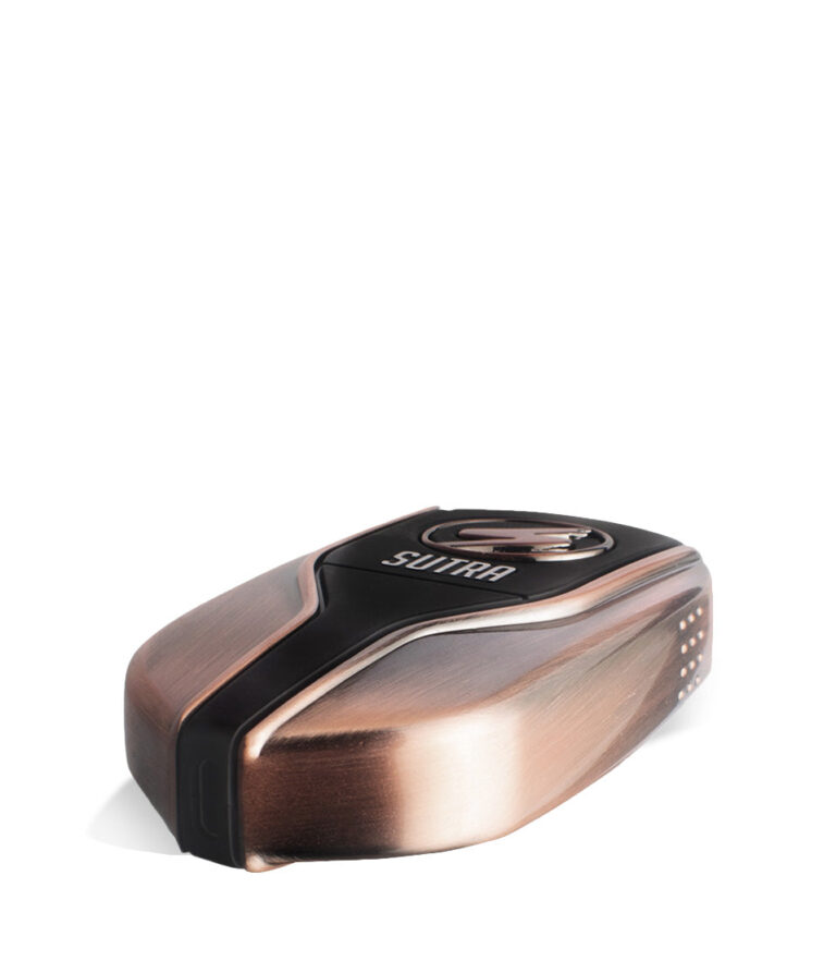Bronze charging port Sutra Vape Squeeze 510 Thread Battery on white studio color