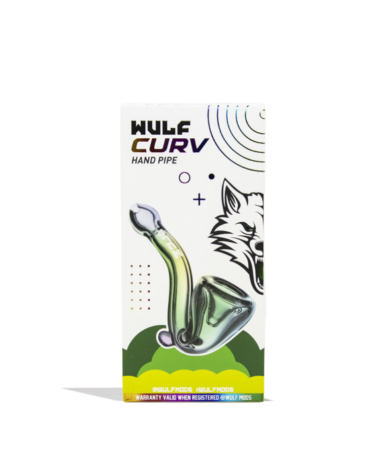 Full Color Wulf Mods Curv Hand Pipe 15pk Packaging Front View on White Background