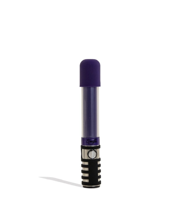 Purple Smyle Penjamin Saber Variable Voltage Battery Front View on White Background