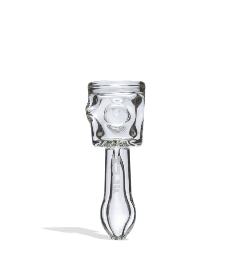 Clear Wulf Mods Bell Hand Pipe 15pk Front View on White Background