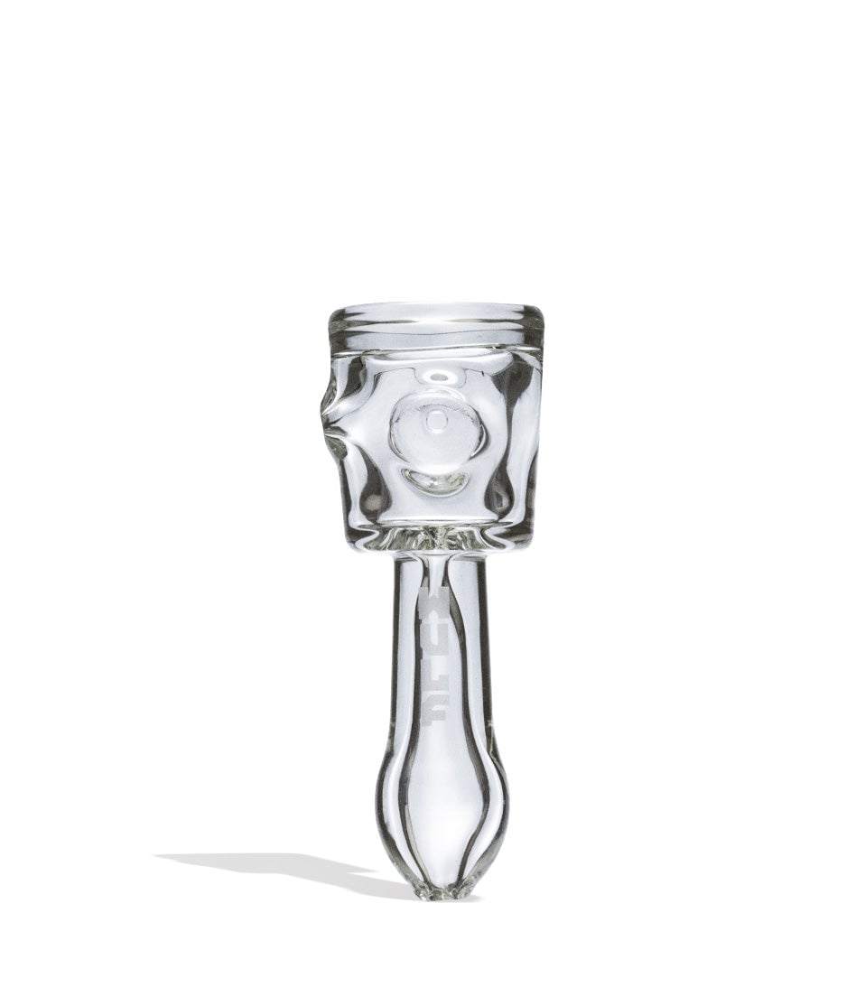 Clear Wulf Mods Bell Hand Pipe 15pk Front View on White Background