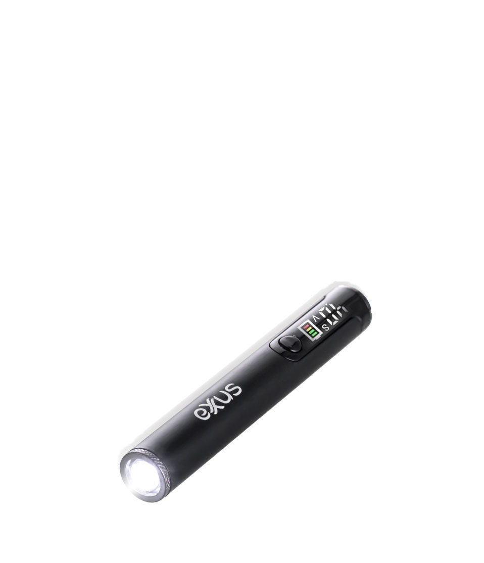 Raven Exxus Vape Flash Flashlight and 510 Variable Voltage Battery 12pk Down With Flash View on White Background