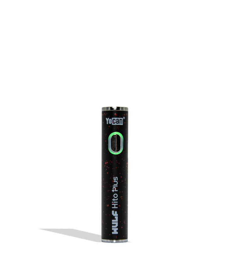 WULF Hito Plus black red spatter on a white background.
