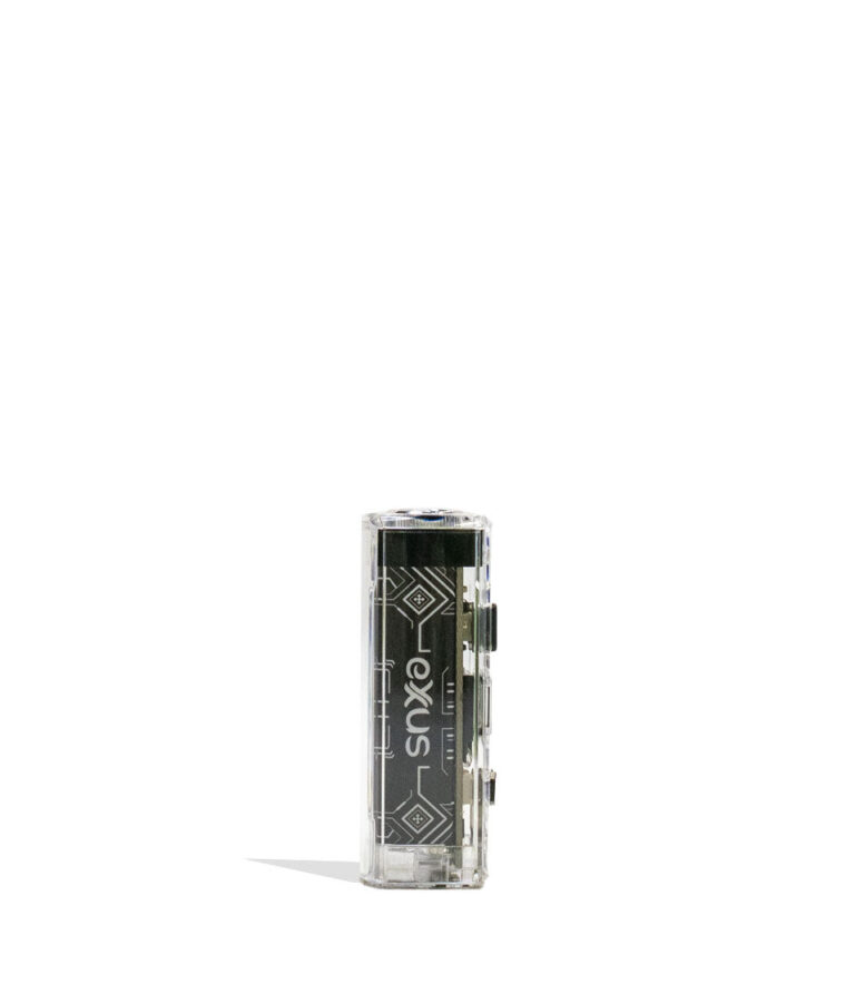 Clear Exxus Vape Claro 510 Thread Battery 12pk Side View on White Background