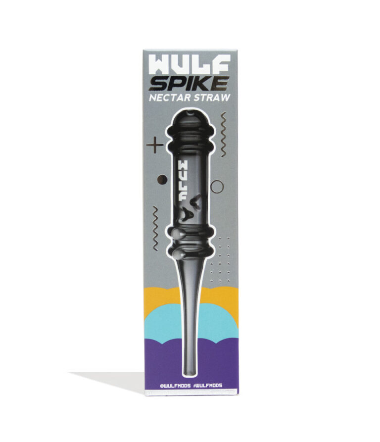 Smoke Wulf Mods Spike Nectar Straw Packaging 15pk Front View on White Background