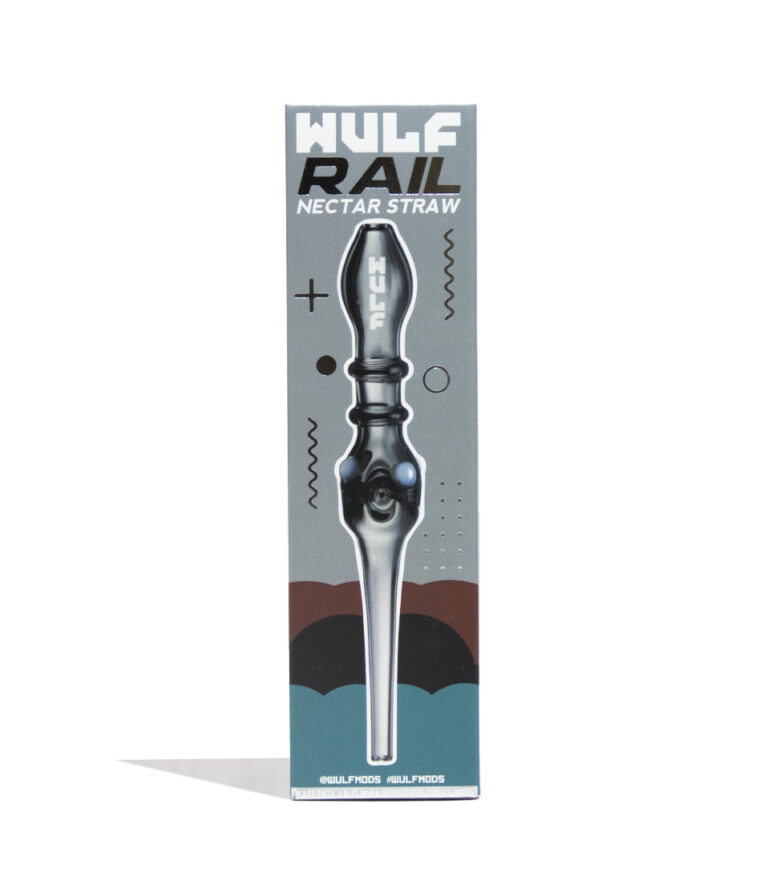 Smoke Wulf Mods Rail Nectar Straw 15pk Packaging Front View on White Background