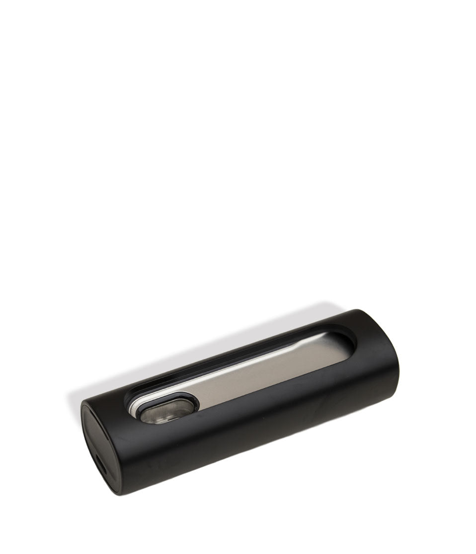 PAX Flow Dry Herb Vaporizer Onyx Above View on White Background