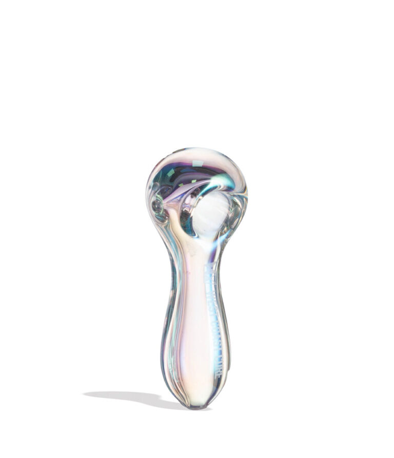 Full Color West Coast Cure Globe Hand Pipe 15pk Angle View on White Background