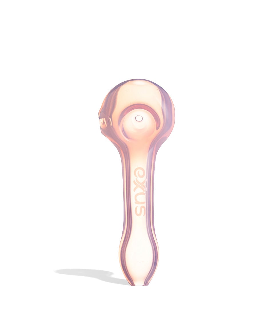 Pink Exxus Vape Cave Hand Pipe 12pk Front View on White Background
