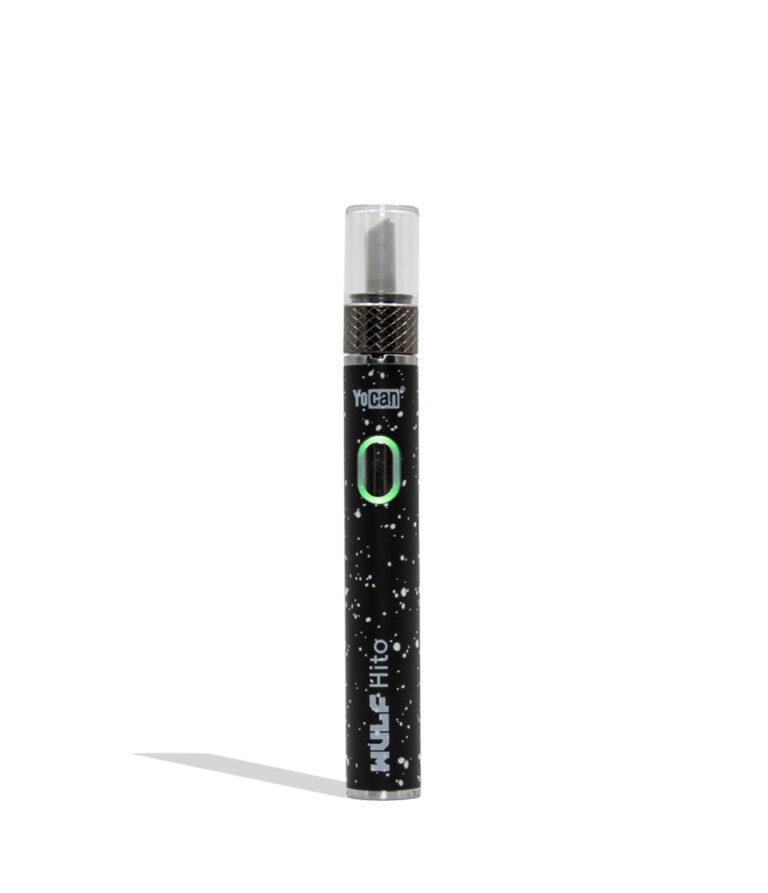 Wulf Mods Hito Knife Kit black white spatter colorway on a white background