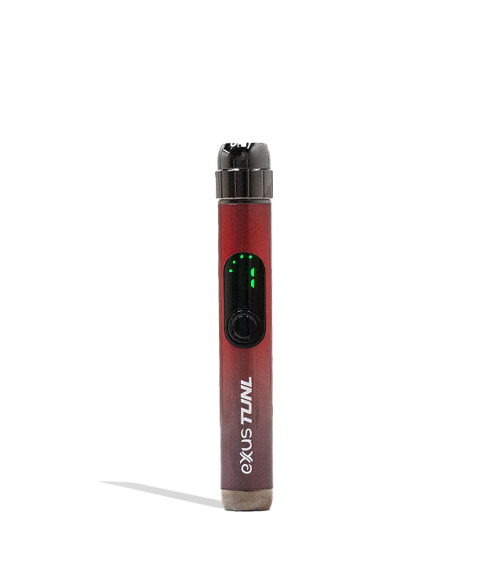 Crimson Exxus Vape TUNL 510 Thread Battery 12pk Front View on White Background