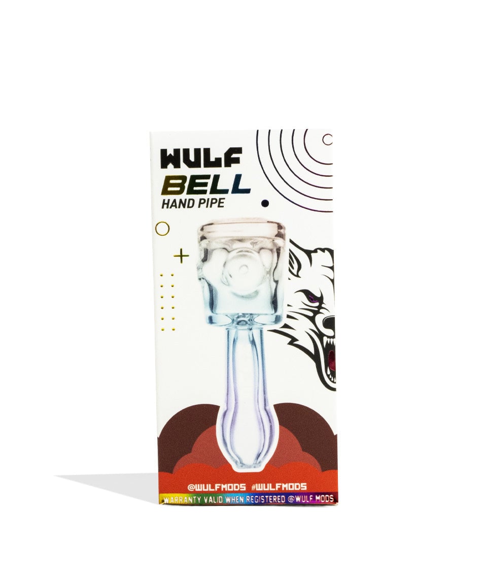 Full Color Wulf Mods Bell Hand Pipe 15pk Packaging Front View on White Background