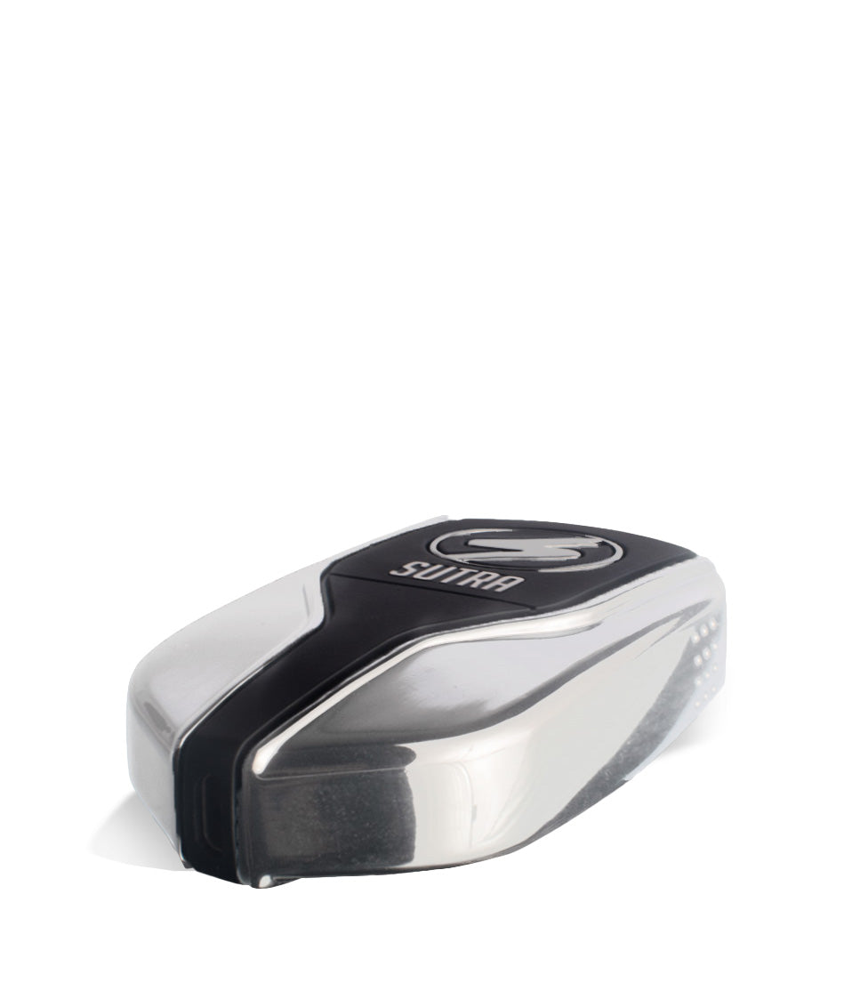 Silver charging port Sutra Vape Squeeze 510 Thread Battery on white studio color