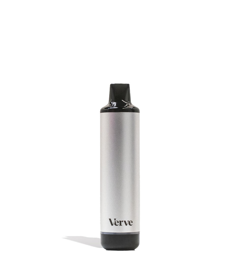 Silver Yocan Verve 510 Thread Battery Front View on White Background